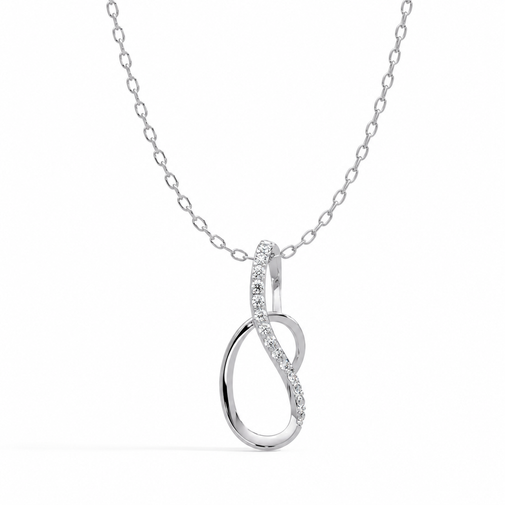 0.59 Carat Lab Grown Diamond Pendant, IGI Certified