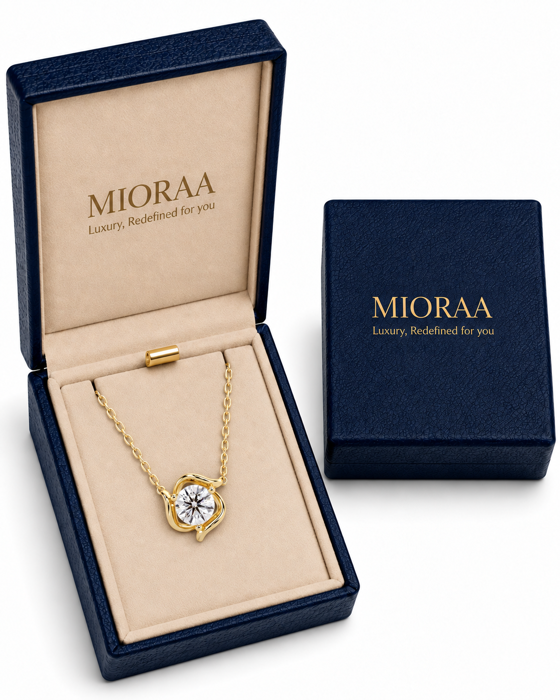 0.80 Carat Lab Grown Diamond Classic Round Pendant, IGI Certified
