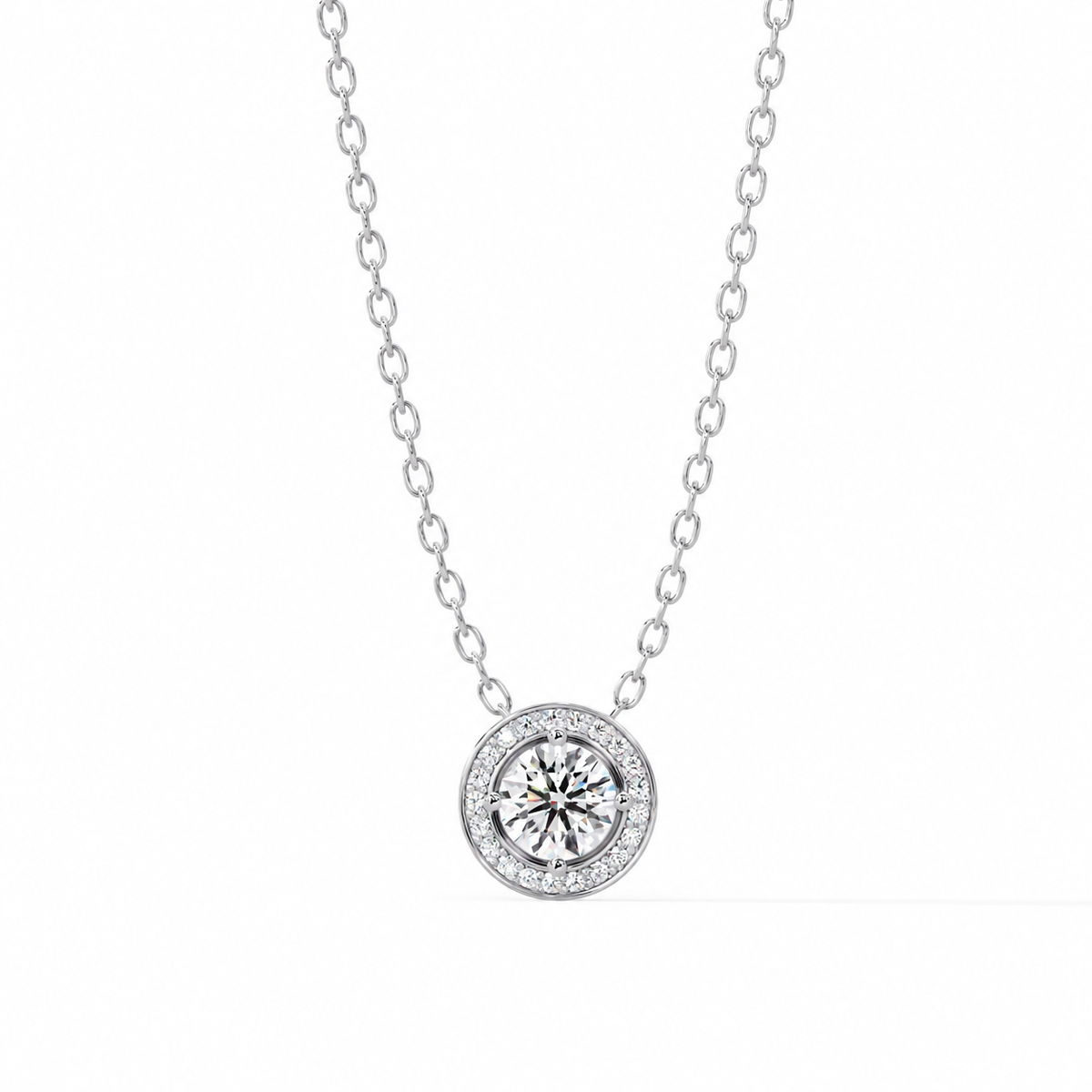 1.57 Carat Lab Grown Diamond Aura Compass Pendant, IGI Certified