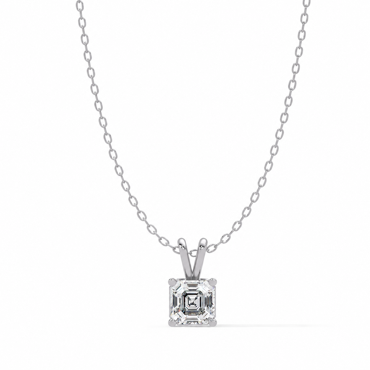 1.65 Carat Lab Grown Diamond Gilded Aura Necklace, IGI Certified