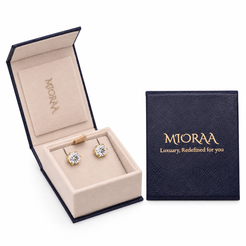 1.75 Carat Lab Grown Diamond Round Halo Stud Earrings, IGI Certified