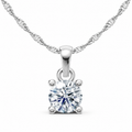 1 Carat Lab Grown Diamond Solitaire Pendant, IGI Certified