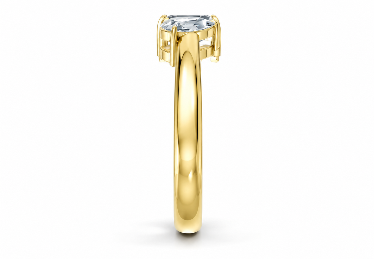 1 Carat Lab Grown Diamond Toi et Moi Ring, IGI Certified