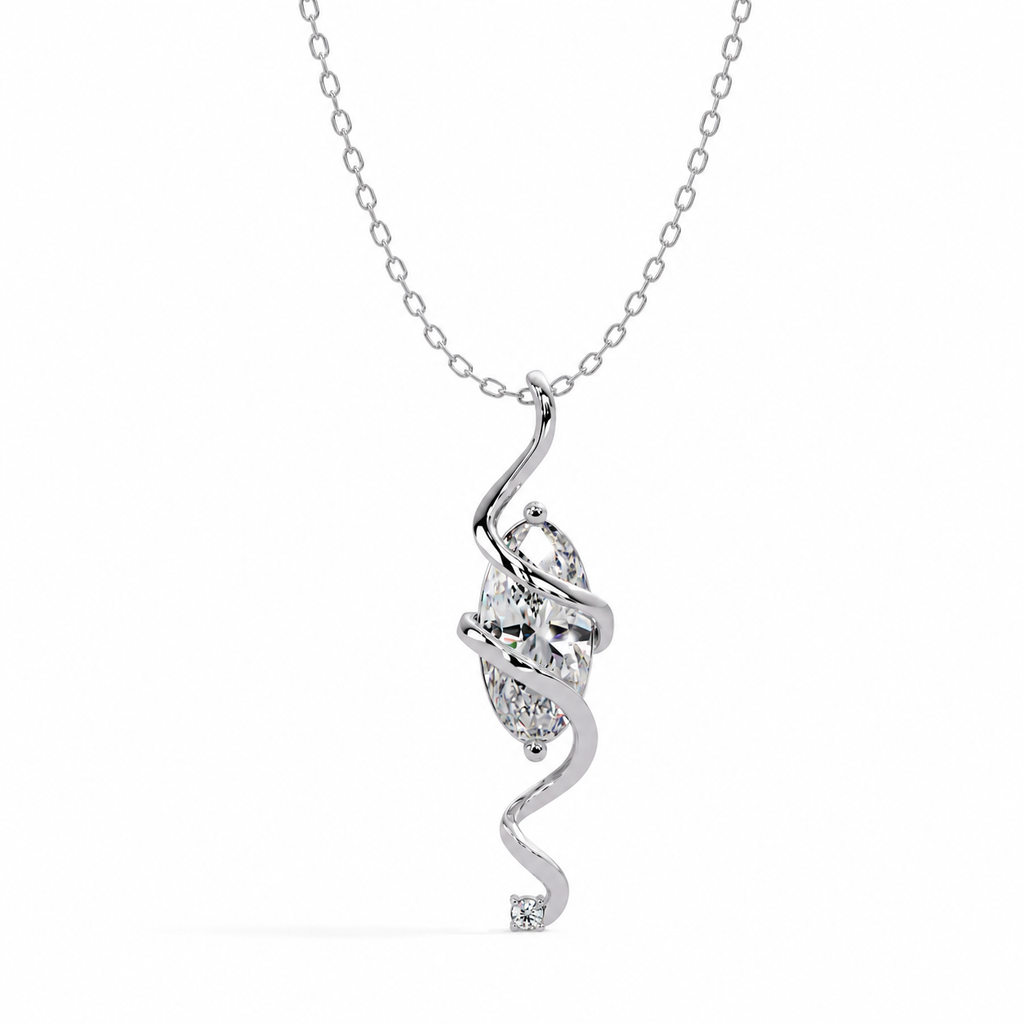 4.50 Carat Lab Grown Diamond Dazzling Pendant, IGI Certified