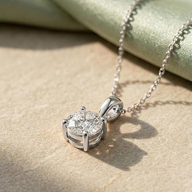 0.50 Carat Lab Grown Diamond Solitaire Pendant
