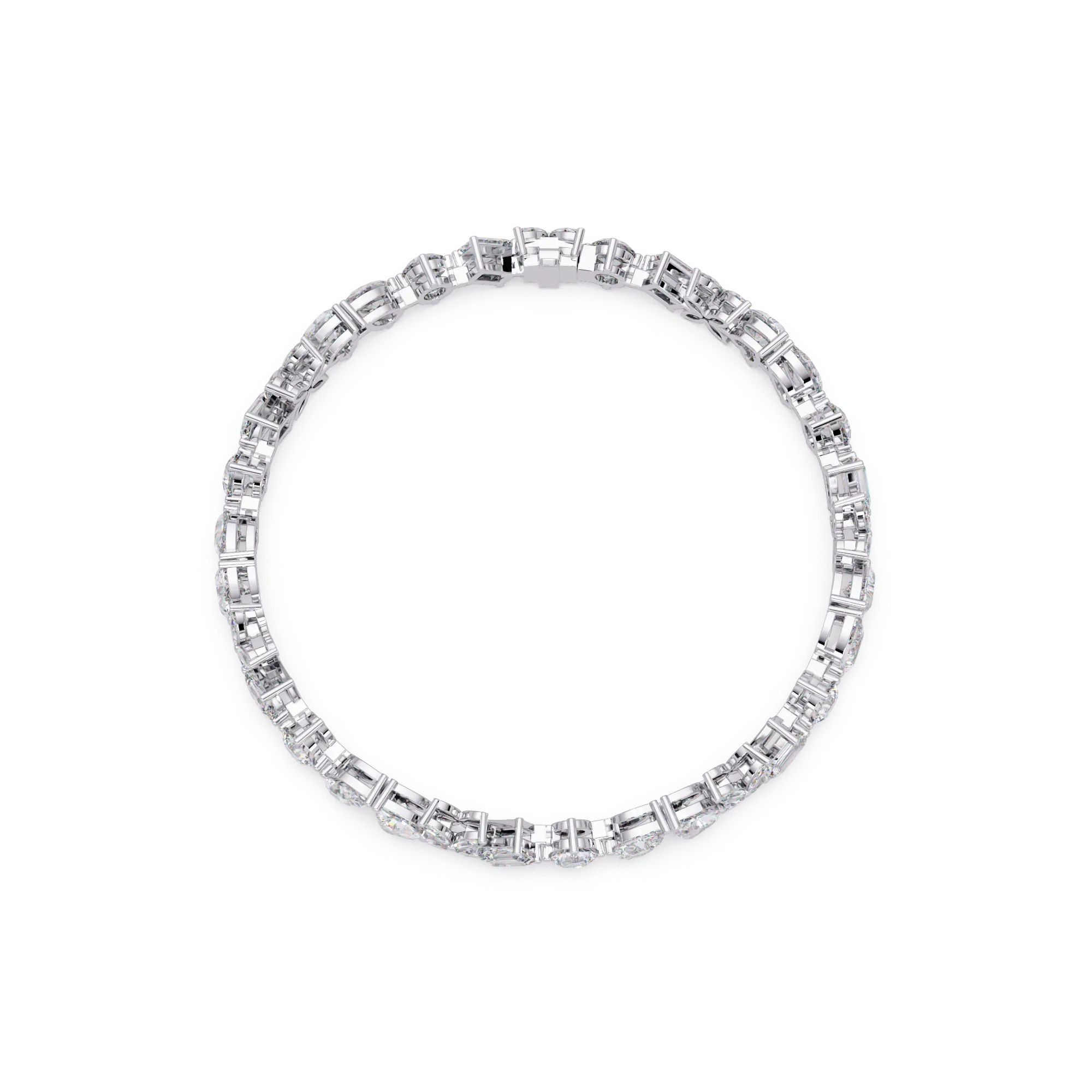 Luxury Multi-Cut Diamond Tennis Bracelet