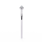 IGI Certified - 1/2 Ct. Lab Grown Diamond (VS/E-F) Duo Pear Diamond Halo Bypass Bangle Bracelet