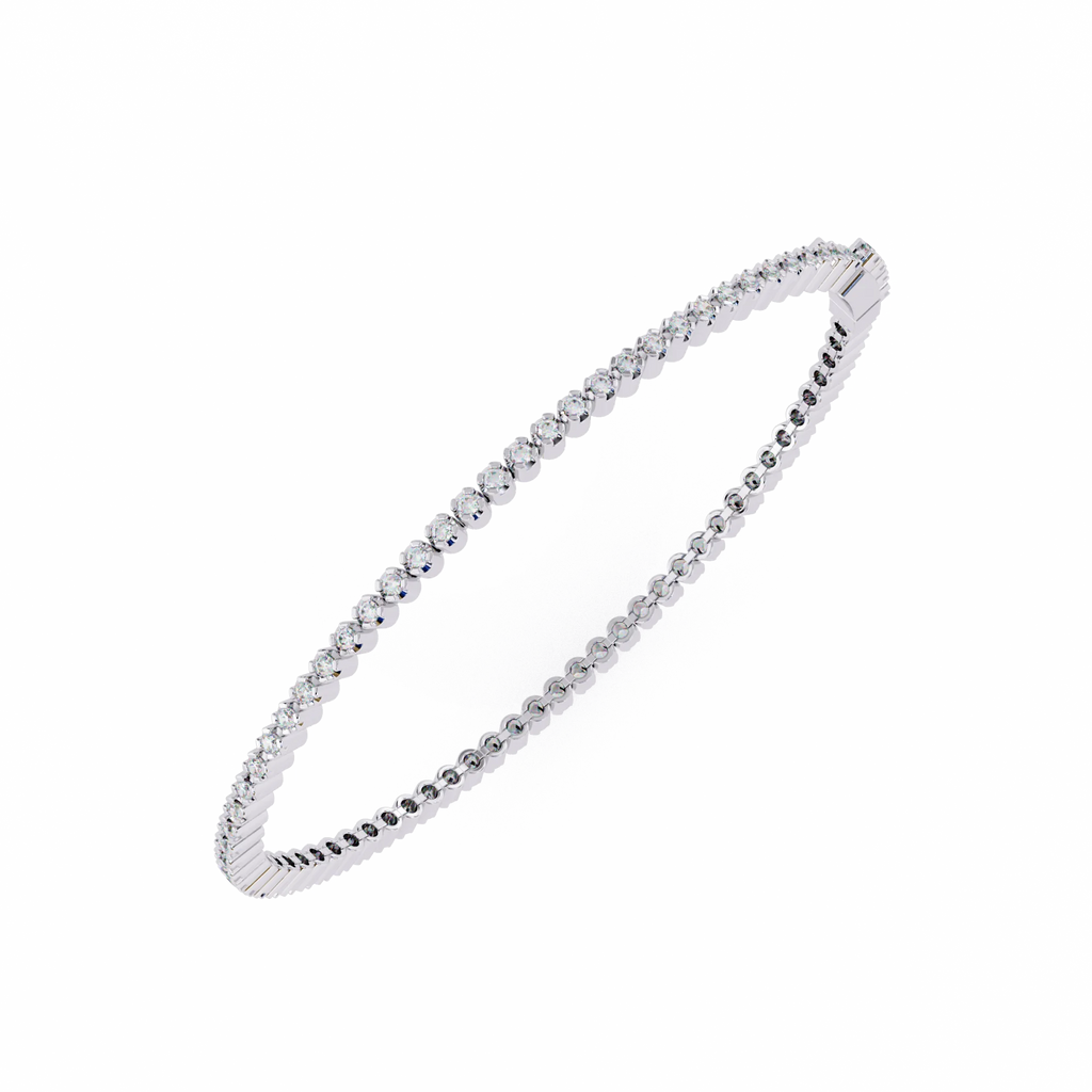 IGI Certified - 1 Ct. Lab Grown Diamond (VS/E-F) Brilliant-Cut Diamond Tennis Bracelet