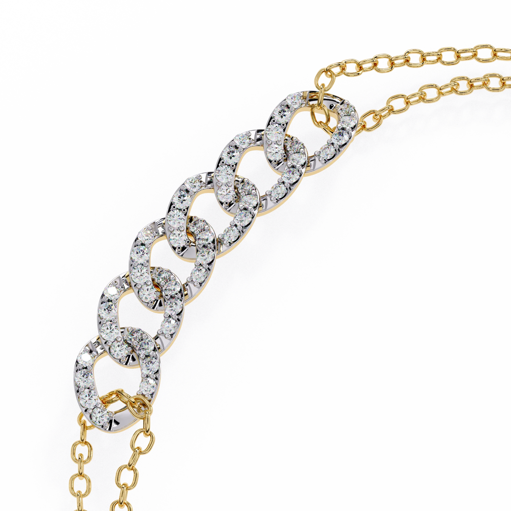 IGI Certified - 1 Ct. Lab Grown Diamond (VS/E-F) Full Eternity Brilliant-Cut Diamond Tennis Bracelet