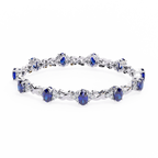 IGI Certified - 1/2 Ct. Lab Grown Diamond (VS/E-F) Dual-Band Floating Diamond Open Bangle Bracelet