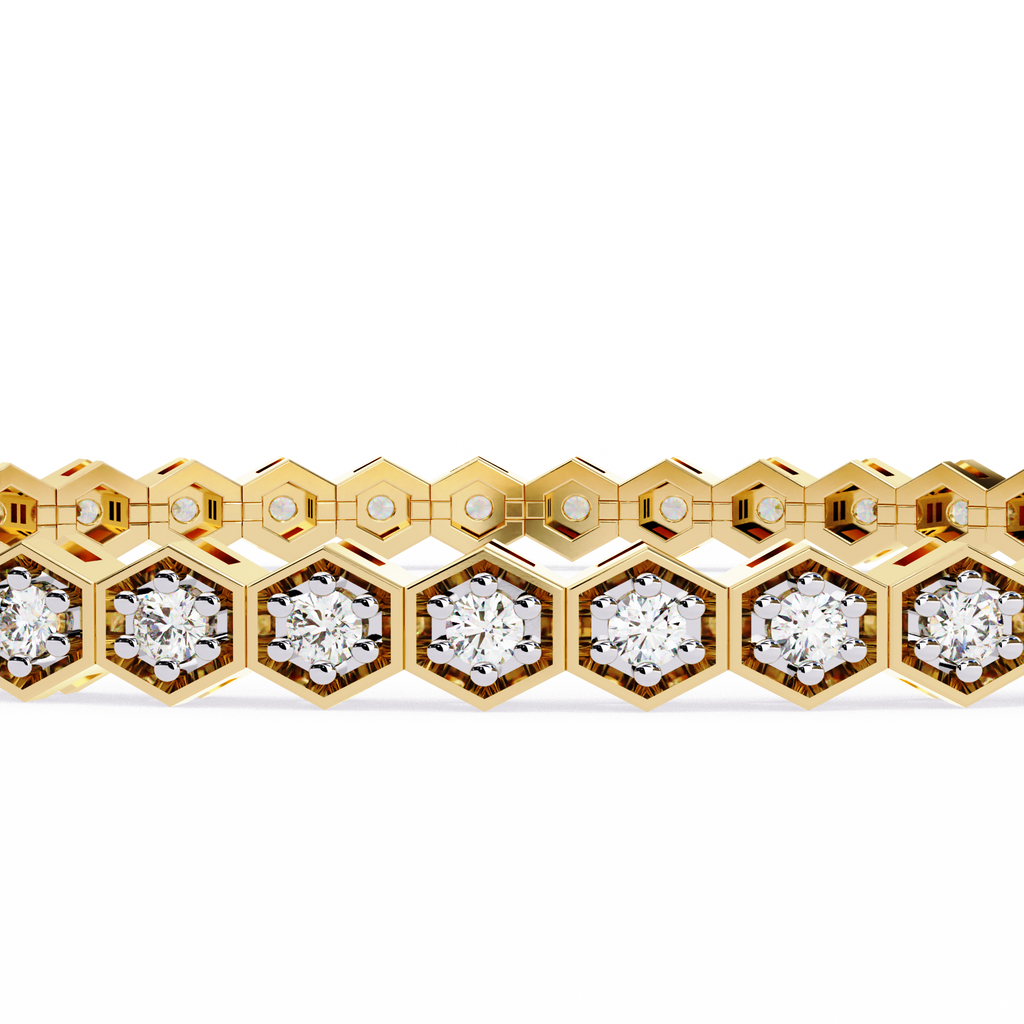 IGI Certified - 1 Ct. Lab Grown Diamond (VS/E-F) Tennis Bracelet