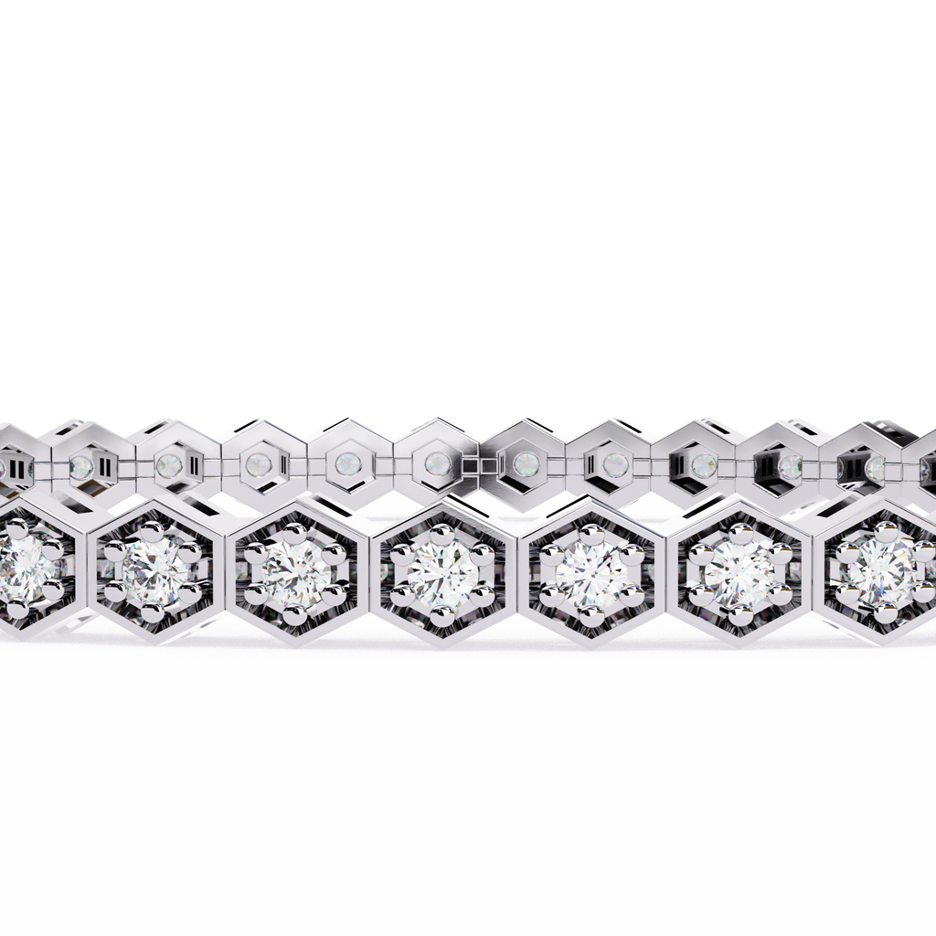 IGI Certified - 1 Ct. Lab Grown Diamond (VS/E-F) Tennis Bracelet