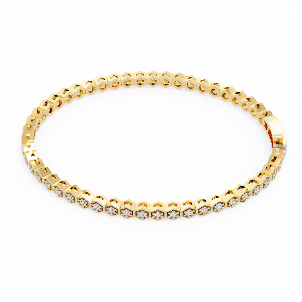 IGI Certified - 1 Ct. Lab Grown Diamond (VS/E-F) Tennis Bracelet