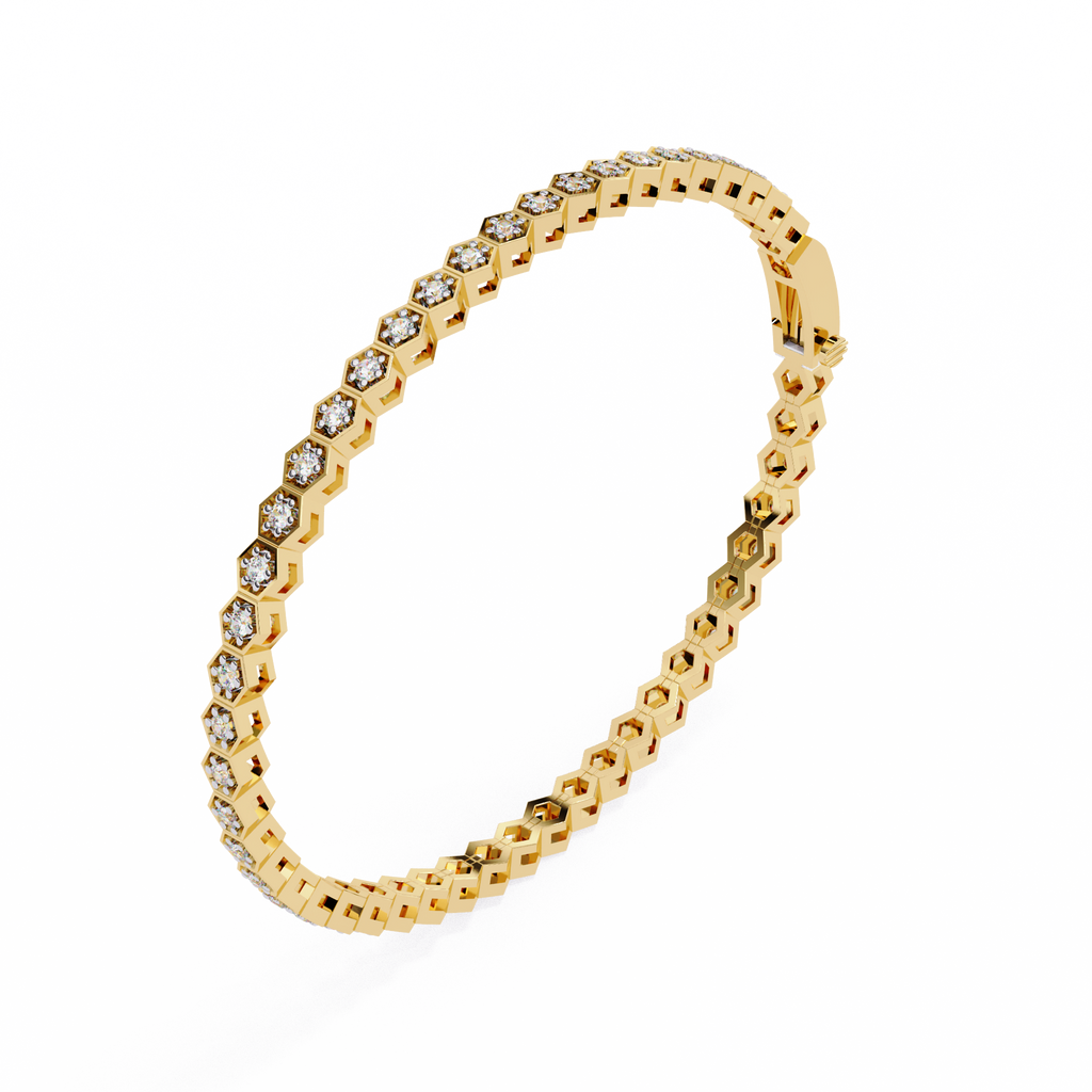 IGI Certified - 1 Ct. Lab Grown Diamond (VS/E-F) Tennis Bracelet