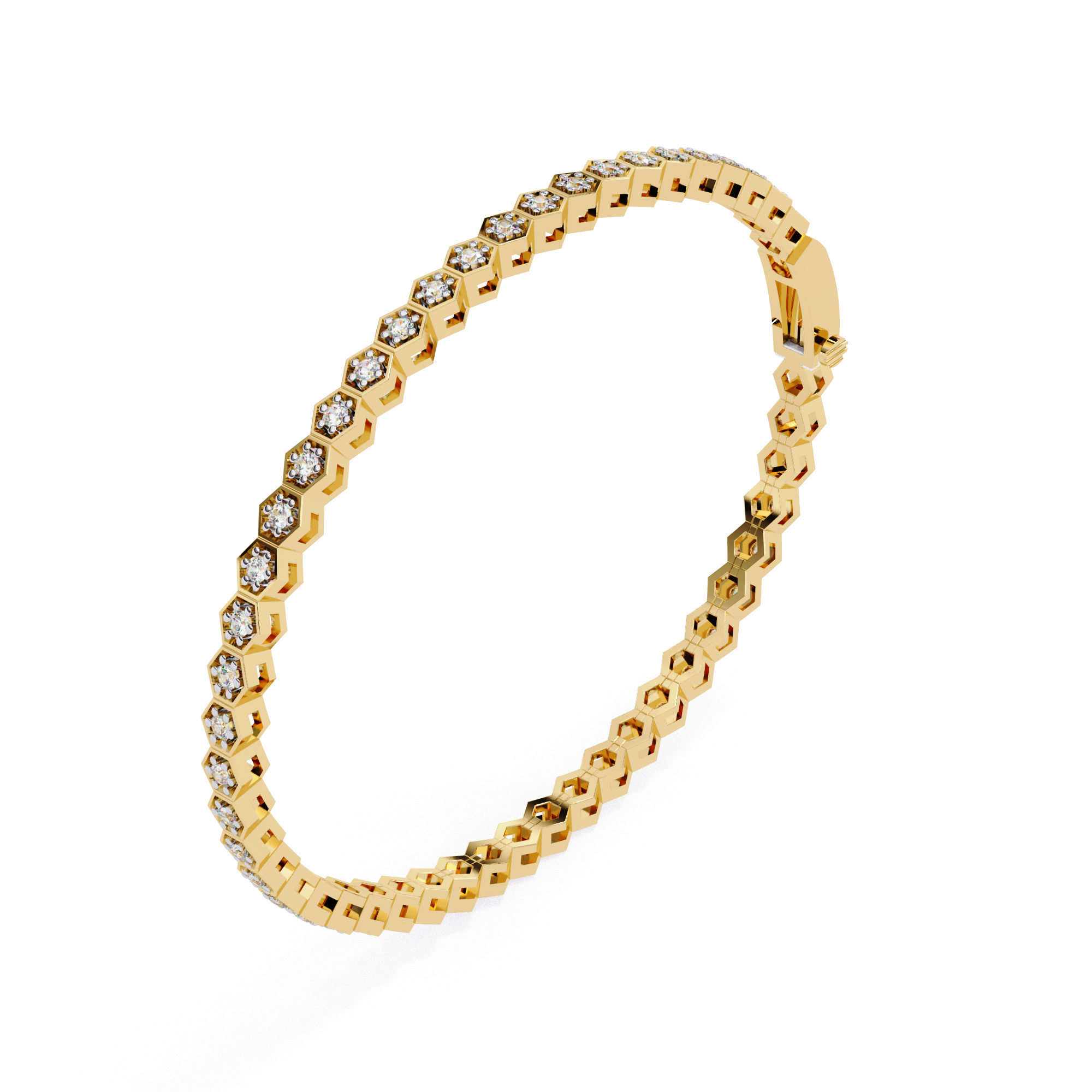 IGI Certified - 1 Ct. Lab Grown Diamond (VS/E-F) Tennis Bracelet