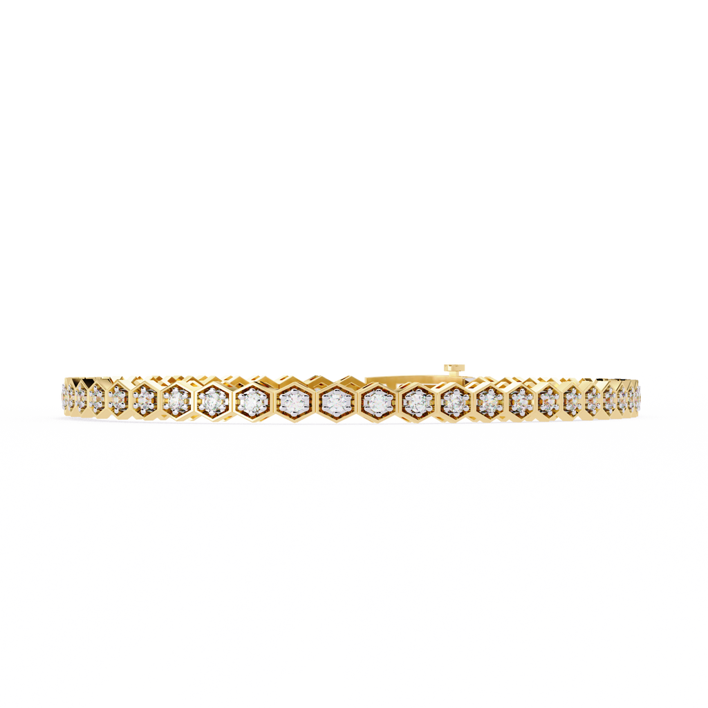 IGI Certified - 1 Ct. Lab Grown Diamond (VS/E-F) Tennis Bracelet