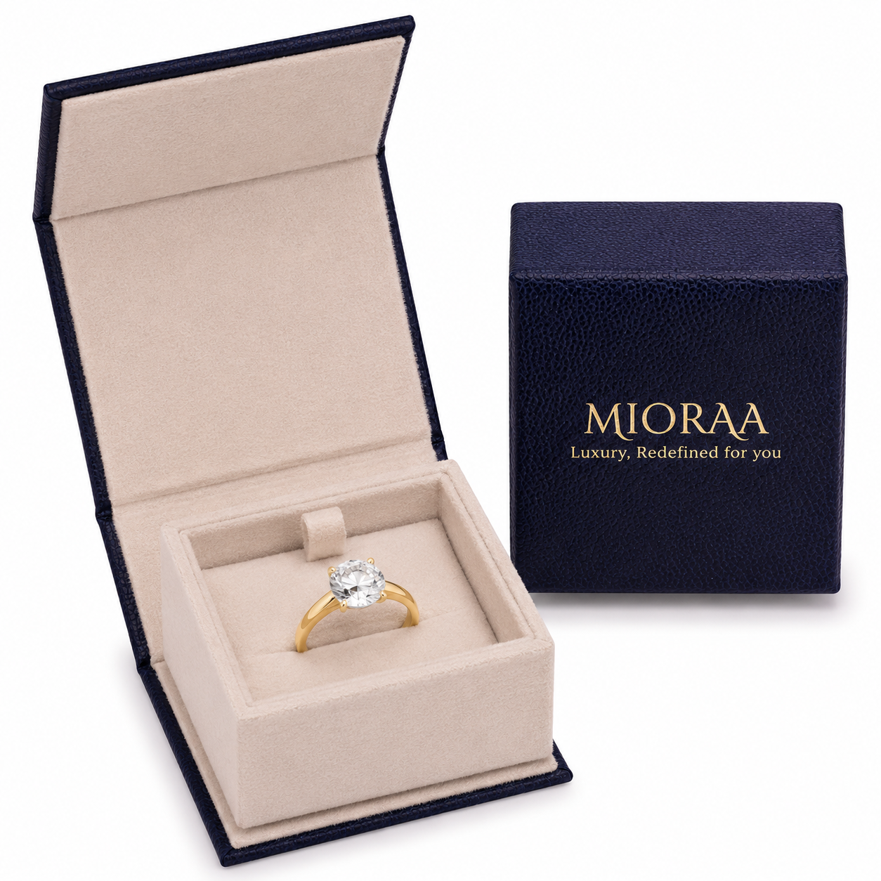1 Carat Lab Grown Diamond Solitaire Ring