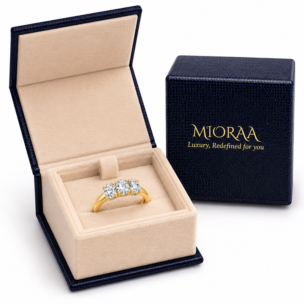 1 Carat Lab Grown Diamond Trilogy Ring