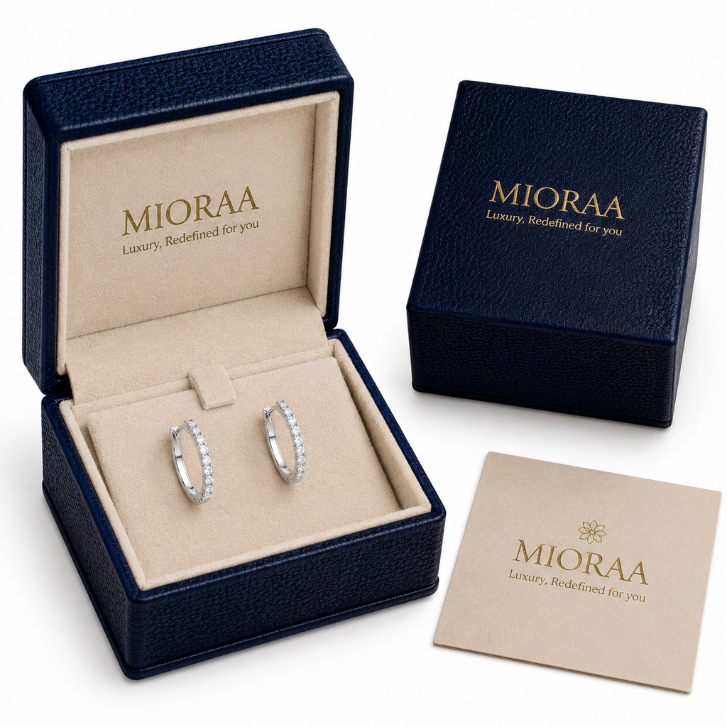 0.33 Carat Lab Grown Diamond Hoop Earring
