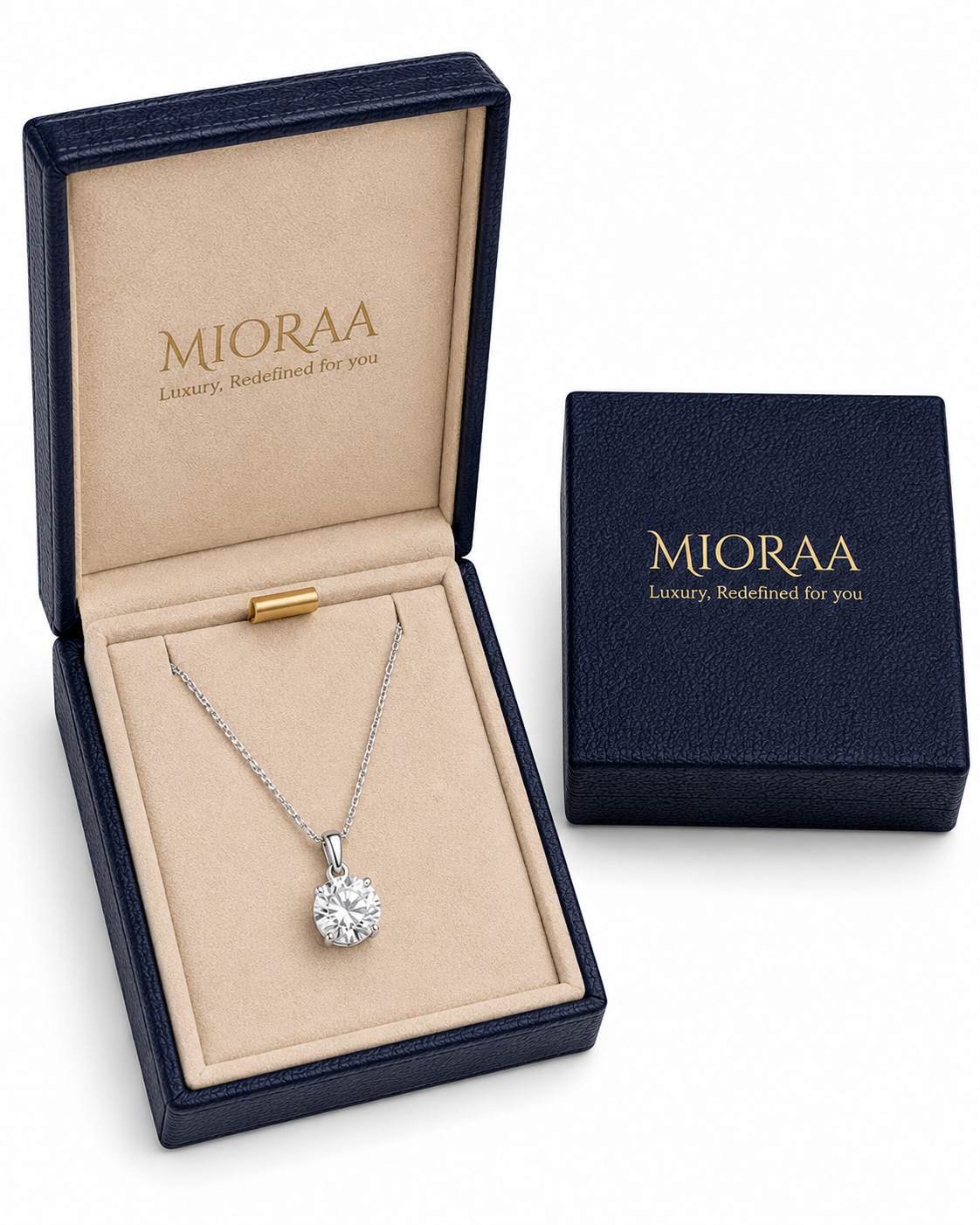 1 Carat Lab Grown Diamond Solitaire Pendant