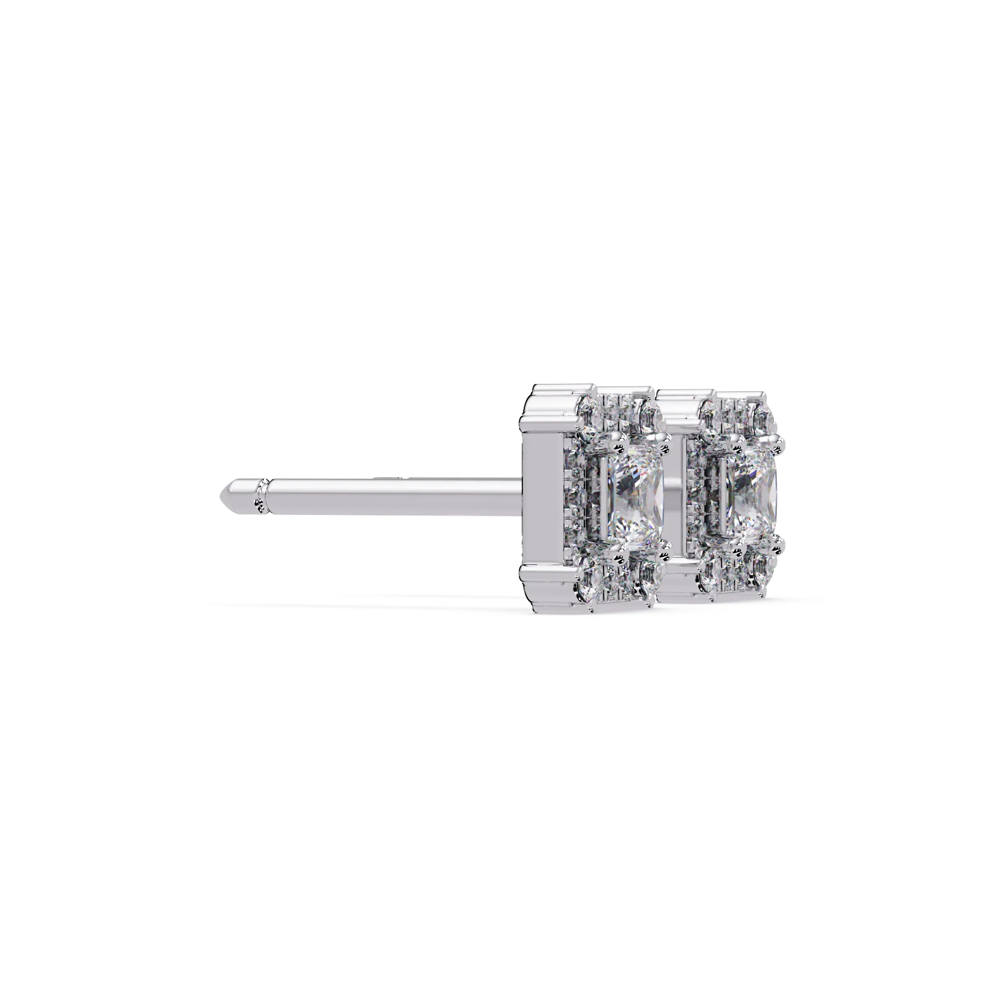 IGI Certified-1/2 Carat Lab Grown Diamond (VS/E-F) Solitaire Earring