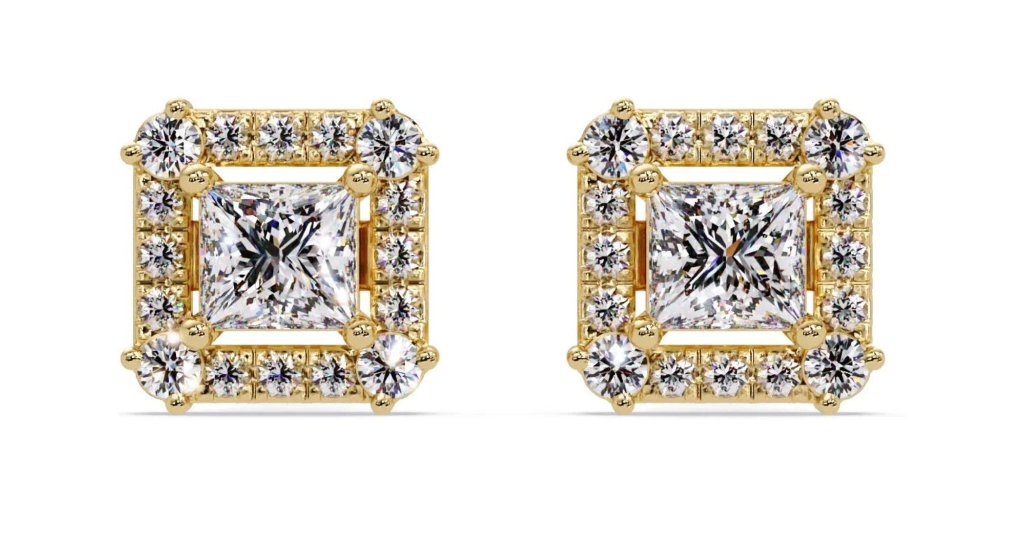 IGI Certified-1/2 Carat Lab Grown Diamond (VS/E-F) Solitaire Earring