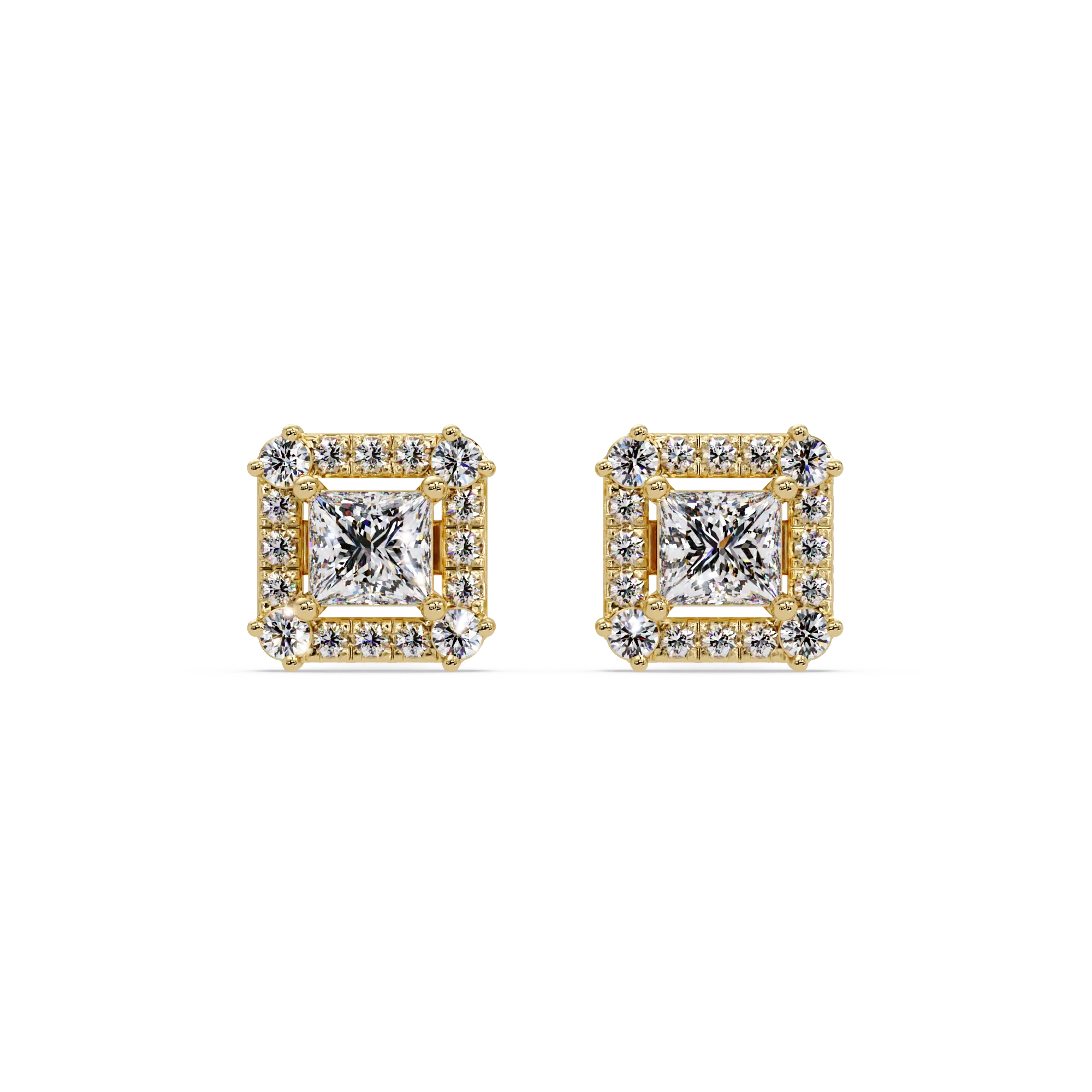 IGI Certified-1/2 Carat Lab Grown Diamond (VS/E-F) Solitaire Earring