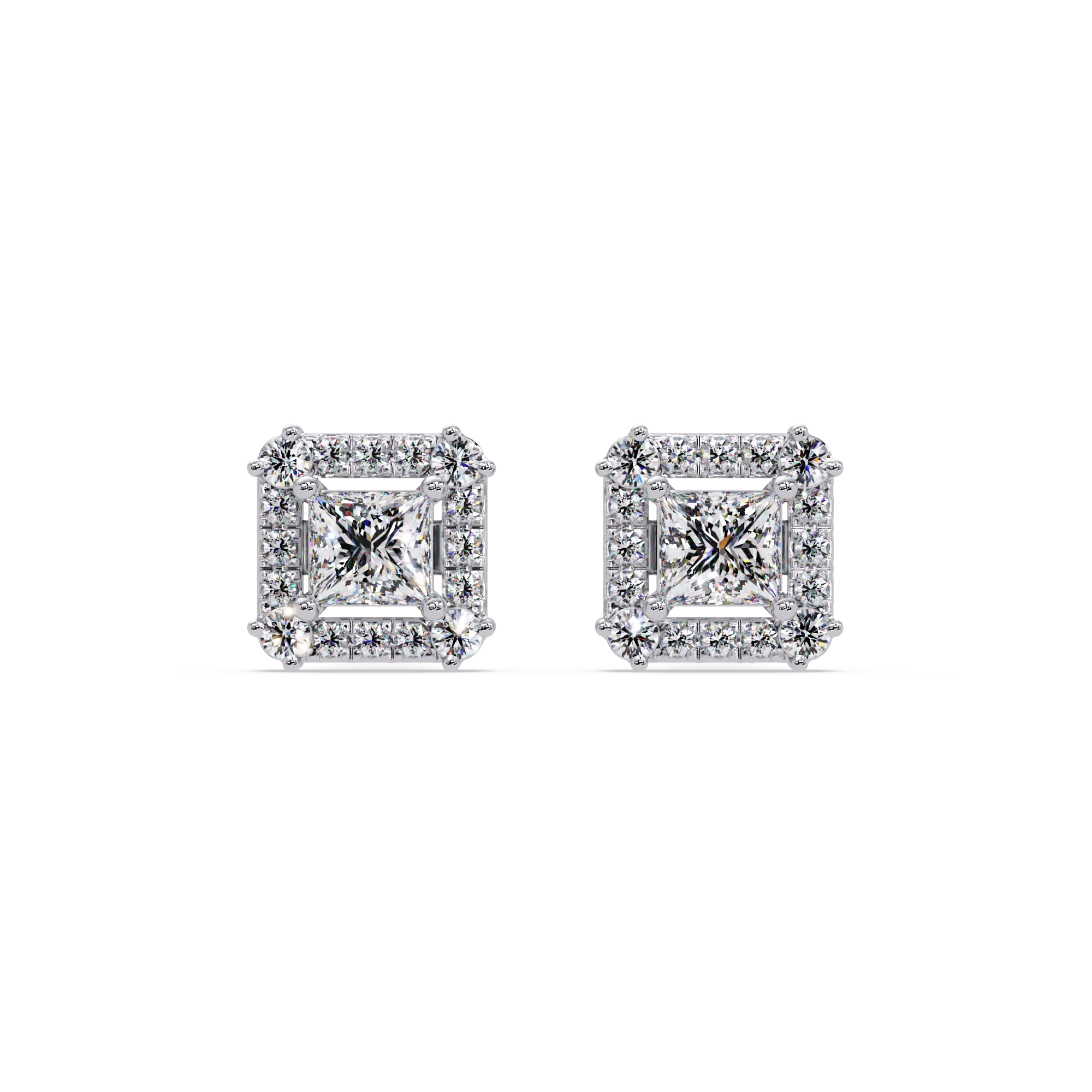 IGI Certified-1/2 Carat Lab Grown Diamond (VS/E-F) Solitaire Earring
