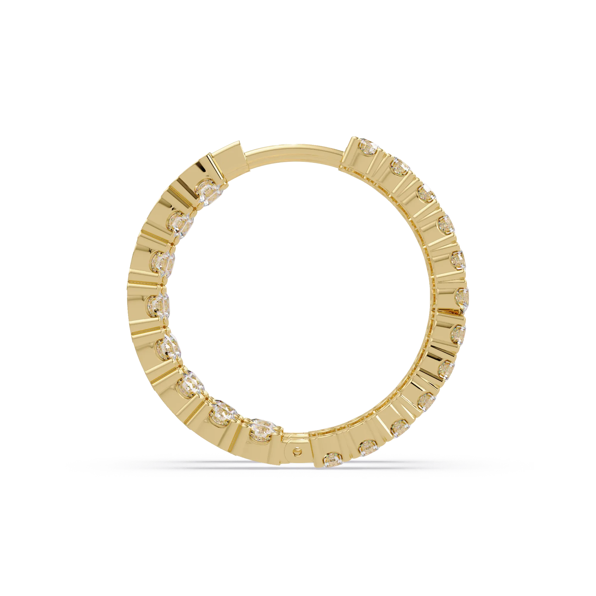 Dream Inside-Out 360° Diamond Hoop Earrings