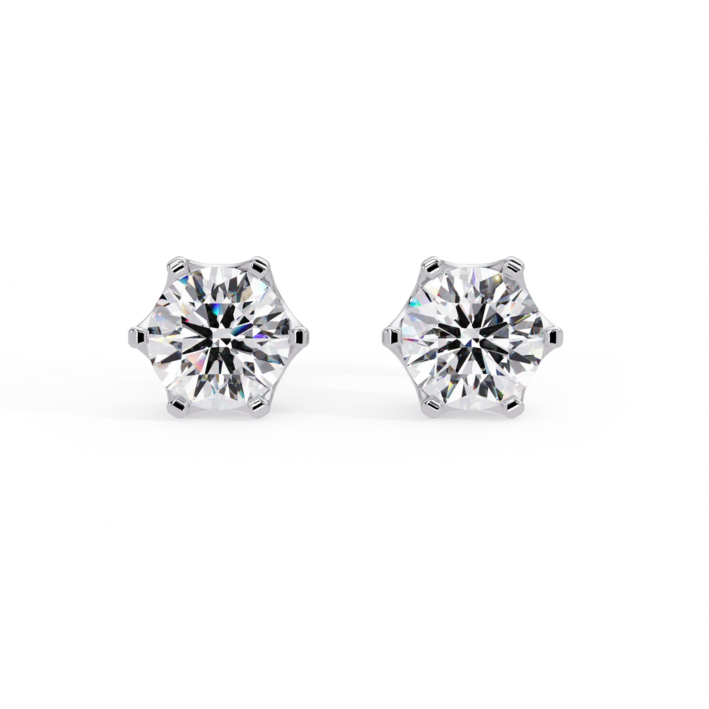 IGI Certified- 1.75 Ct. Lab Grown Diamond (VS/E-F) Solitaire Earring
