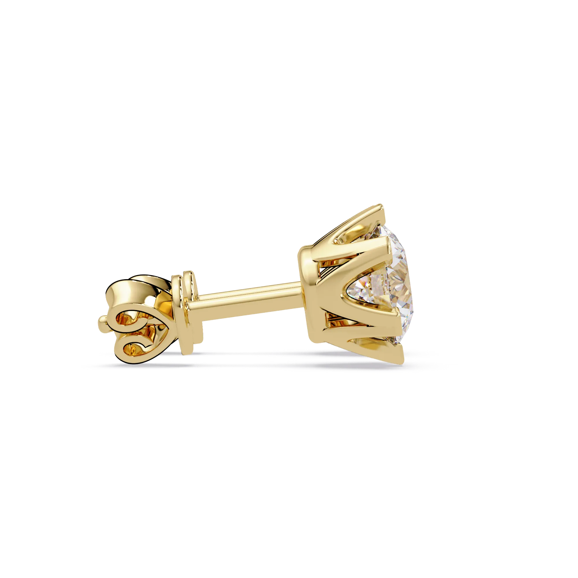 IGI Certified- 4 Ct. Lab Grown Diamond (VS/E-F) Diamond Stud Earrings