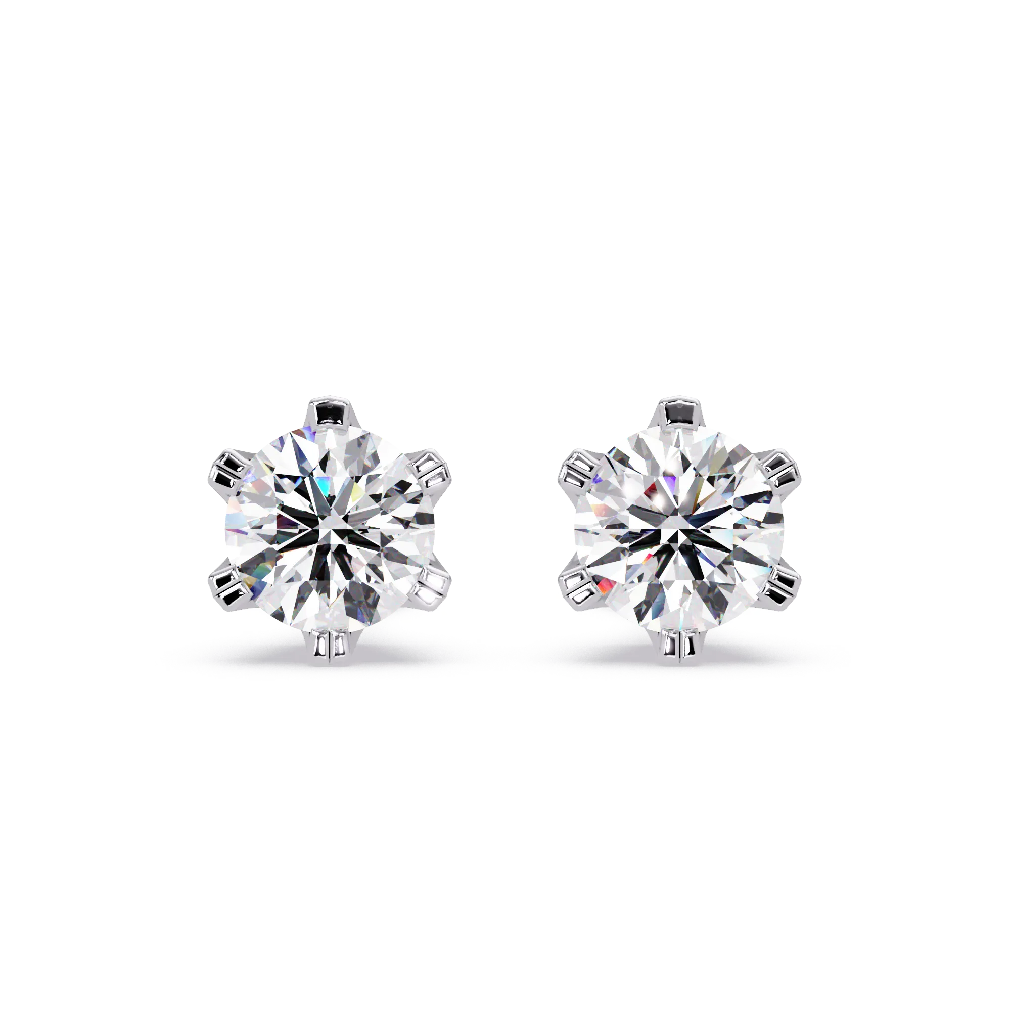 IGI Certified- 4 Ct. Lab Grown Diamond (VS/E-F) Diamond Stud Earrings