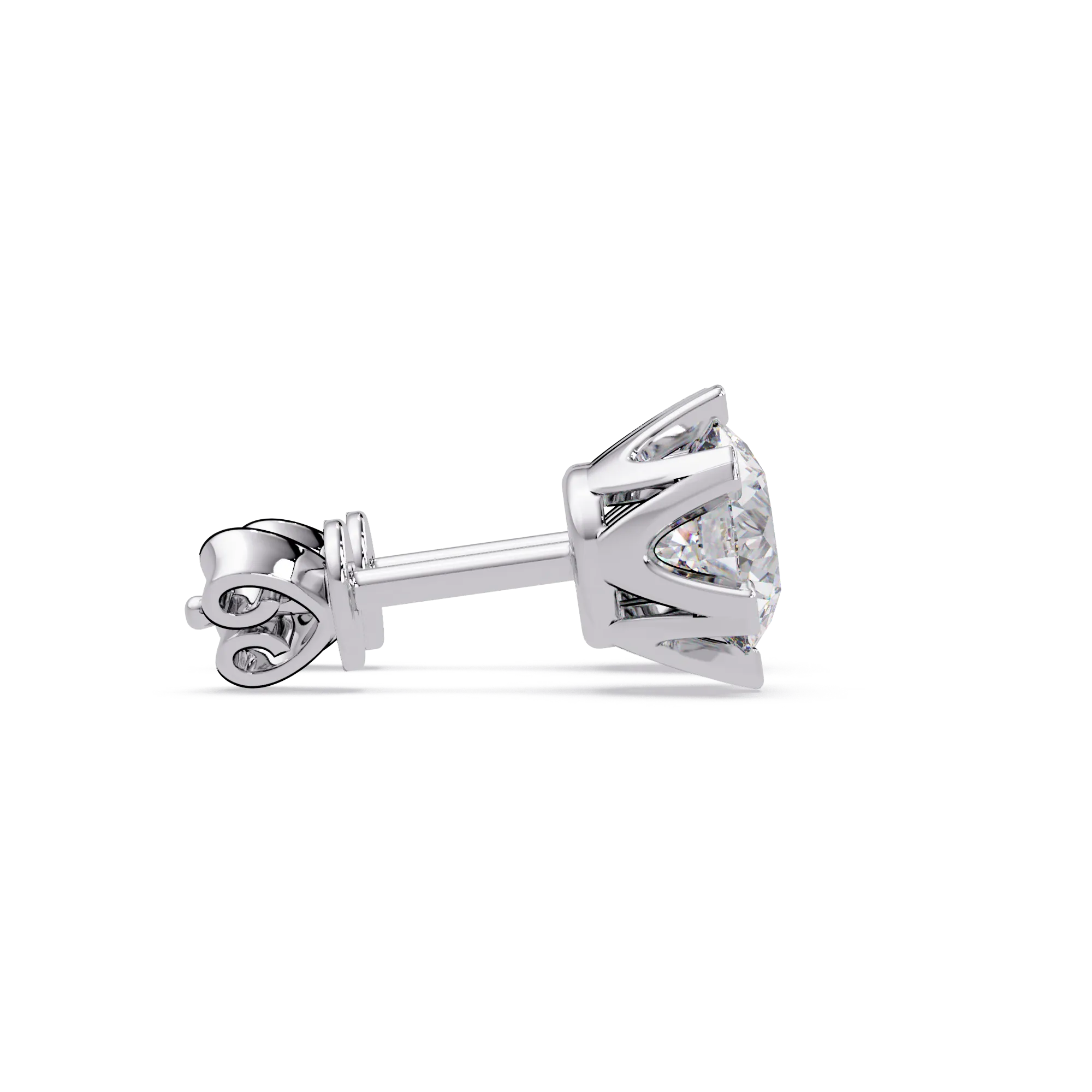 IGI Certified- 4 Ct. Lab Grown Diamond (VS/E-F) Diamond Stud Earrings