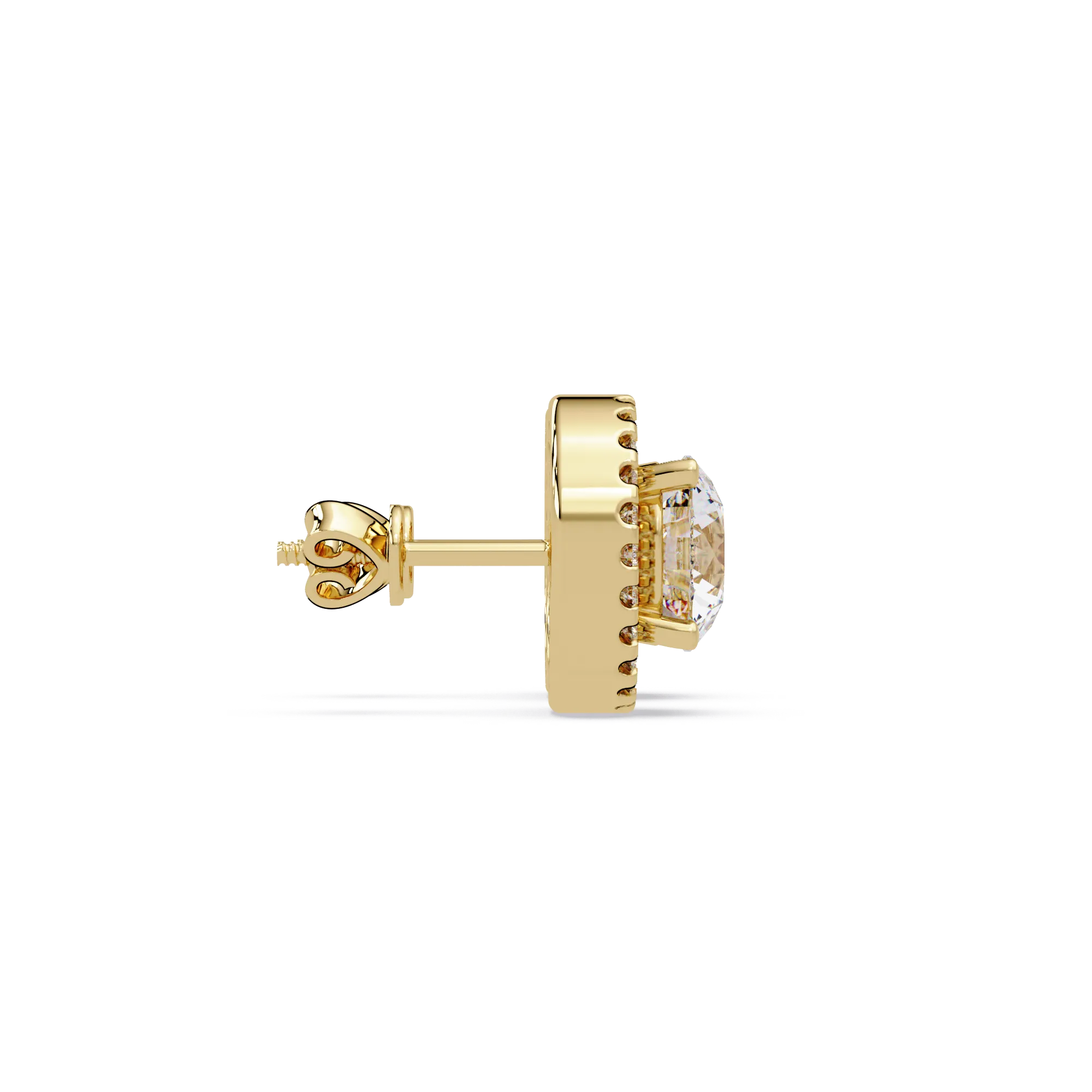 IGI Certified- 4 Ct. Lab Grown Diamond (VS/E-F) IGI Certified-1/2 Ct. Lab Grown Diamond (VS/E-F) Solitaire Earring Earring