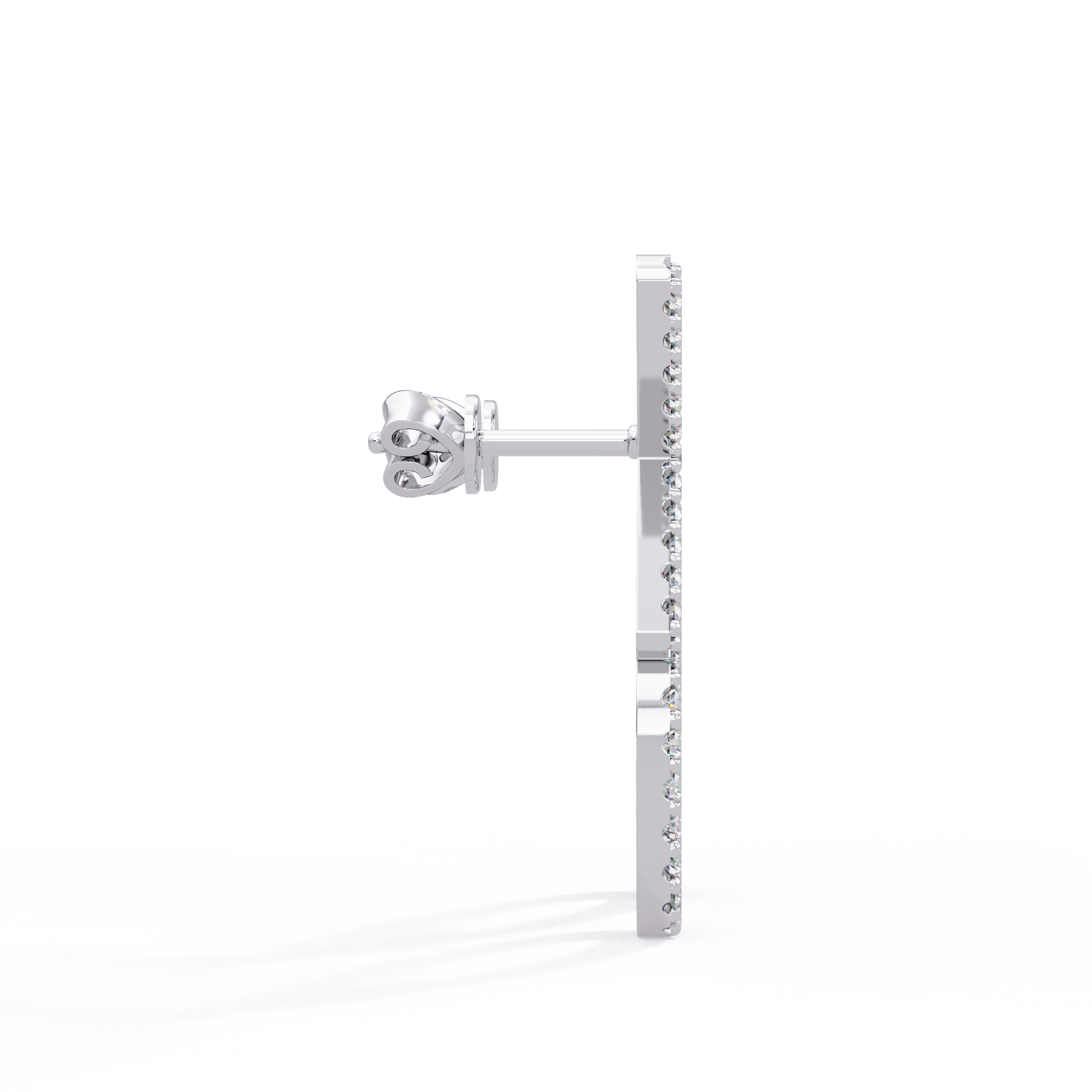 IGI Certified- 1 Ct. Lab Grown Diamond (VS/E-F) The "Hugs & Kisses" Diamond Earrings – Sentimental XO Drop Earrings