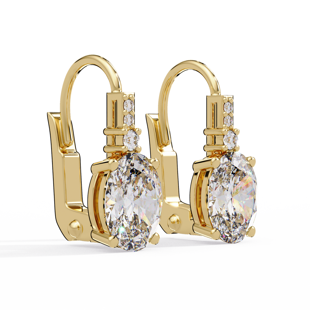 IGI Certified- 2.5 Carat Lab Grown Diamond (VS/E-F) IGI Certified-1/2 Ct. Lab Grown Diamond (VS/E-F) Solitaire Earring Earring
