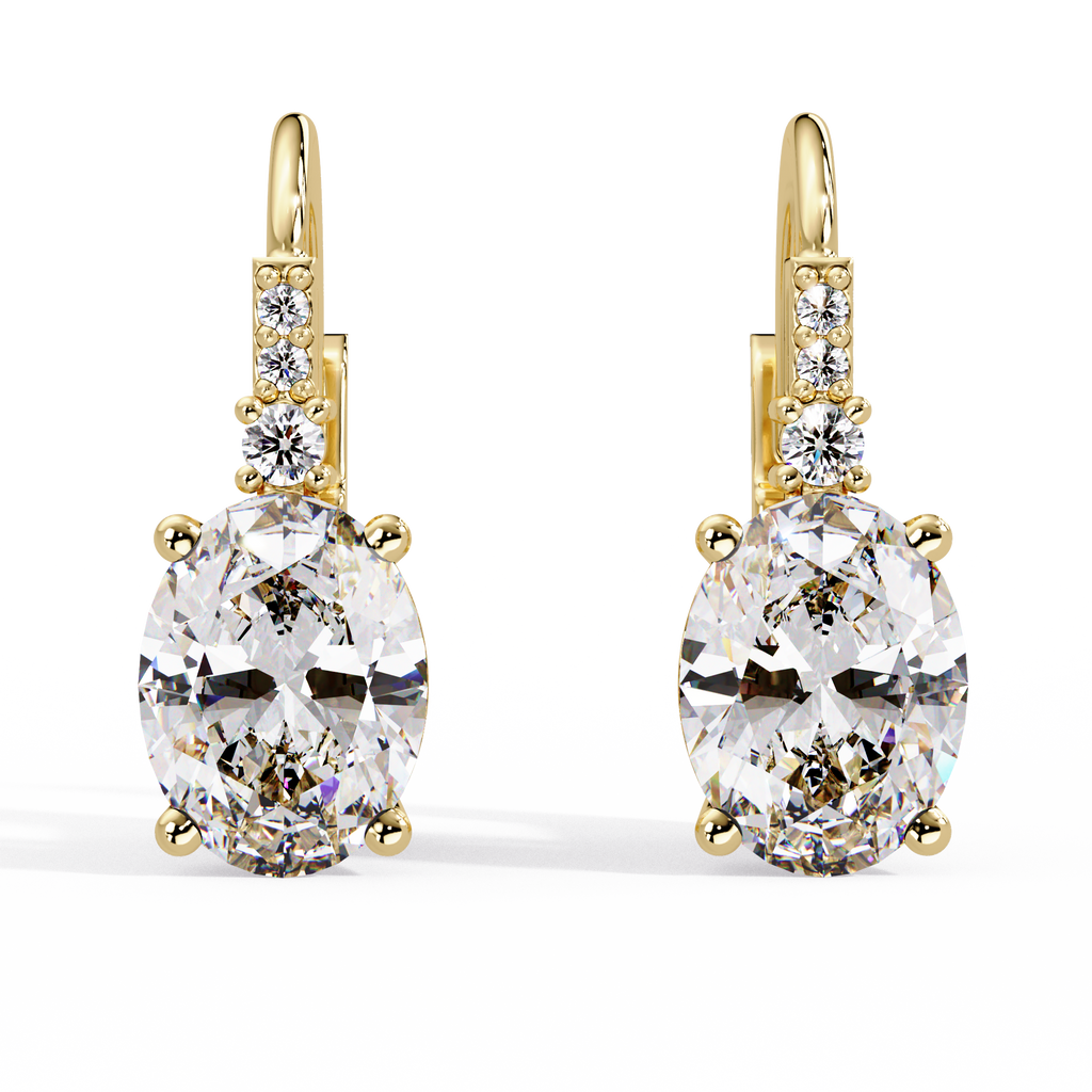 IGI Certified- 2.5 Carat Lab Grown Diamond (VS/E-F) IGI Certified-1/2 Ct. Lab Grown Diamond (VS/E-F) Solitaire Earring Earring