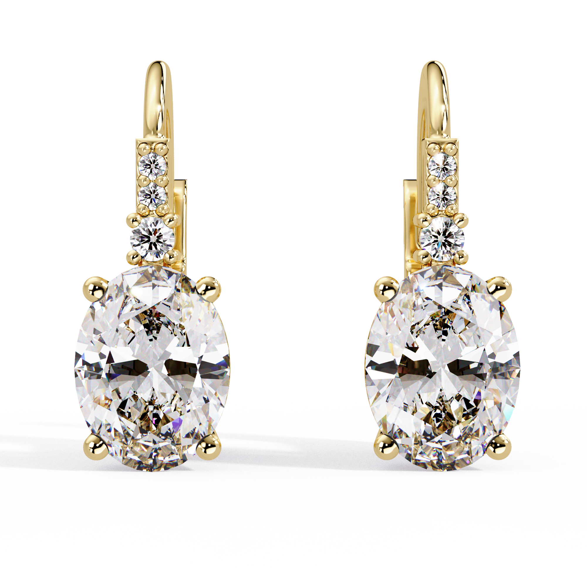 IGI Certified- 2.5 Carat Lab Grown Diamond (VS/E-F) IGI Certified-1/2 Ct. Lab Grown Diamond (VS/E-F) Solitaire Earring Earring