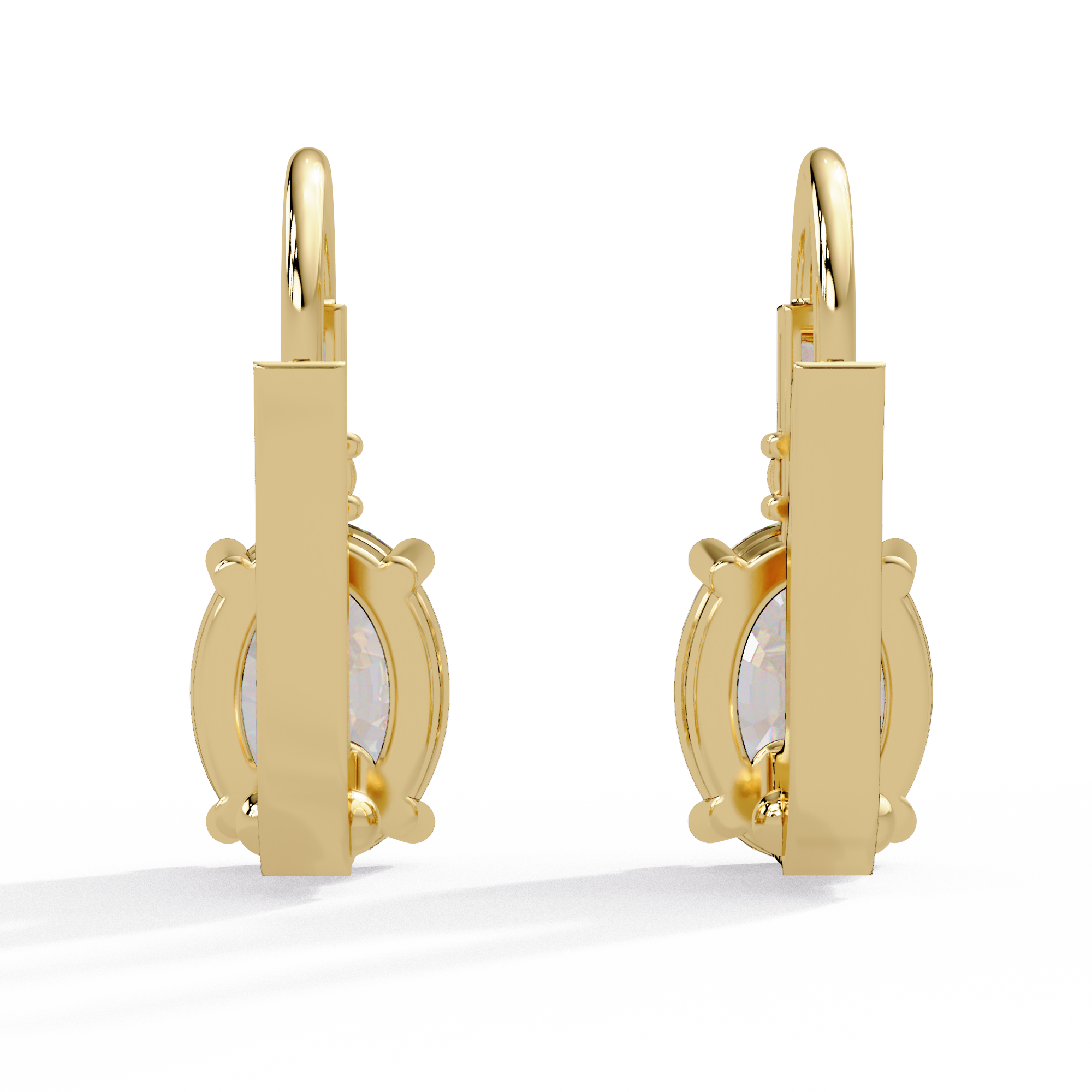 IGI Certified- 2.5 Carat Lab Grown Diamond (VS/E-F) IGI Certified-1/2 Ct. Lab Grown Diamond (VS/E-F) Solitaire Earring Earring
