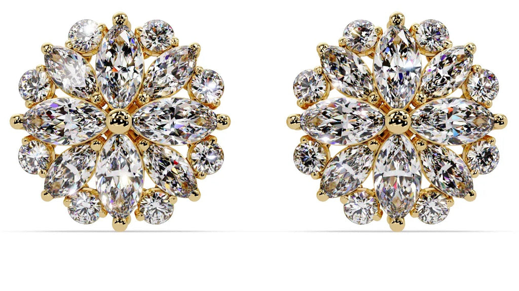 IGI Certified- 1.5 Ct Lab Grown Diamond (VS/E-F) Fire Cracker Earrings