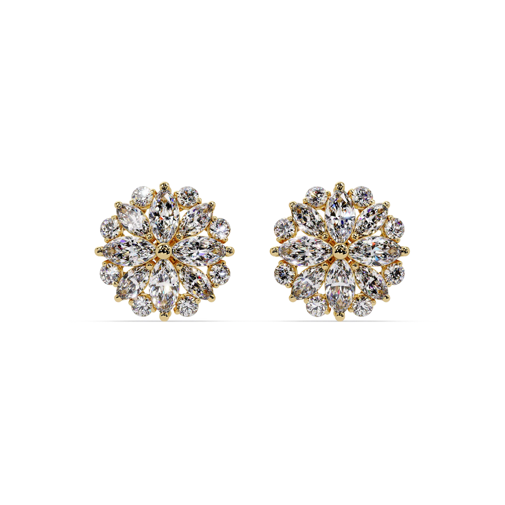 IGI Certified- 1.5 Ct Lab Grown Diamond (VS/E-F) Fire Cracker Earrings