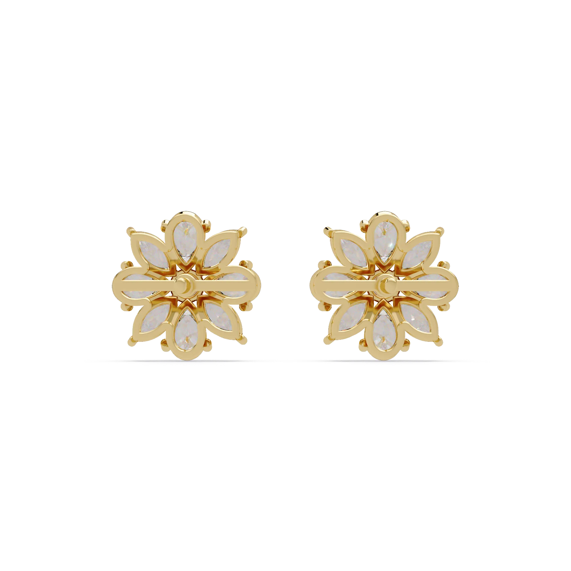 IGI Certified- 1.25 Ct Lab Grown Diamond (VS/E-F) Starburst Earrings