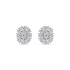 IGI Certified- 1.75 Ct Lab Grown Diamond (VS/E-F) Oval Halo Earrings