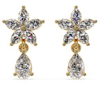 IGI Certified- 1.75 Ct Lab Grown Diamond (VS/E-F) Floral Tear Drop Earrings