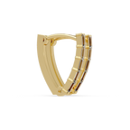 IGI Certified- 1/2 Ct Lab Grown Diamond (VS/E-F) Elongated Baguette Earrings