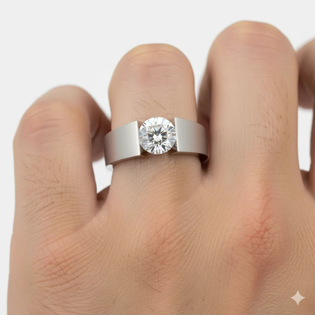 IGI Certified - 2 Ct. Lab Grown Diamond (VS/E-F) Engagement Diamond Ring