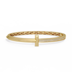 IGI Certified - 1/2 Ct. Lab Grown Diamond (VS/E-F) The "T" Motif Bracelet