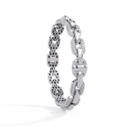 IGI Certified -2.5 Ct. Lab Grown Diamond (VS/E-F) Golden Honeycomb Chain Bracelet