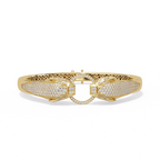 IGI Certified - 3.5 Ct. Lab Grown Diamond (VS/E-F) The Wild Aura Bangle Bracelet