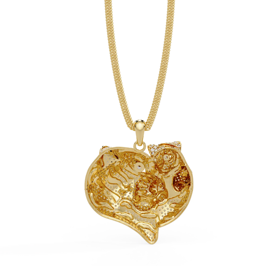 IGI Certified - 3.27 Ct. Lab Grown Diamond (VS/E-F) Wild at Heart Pendant